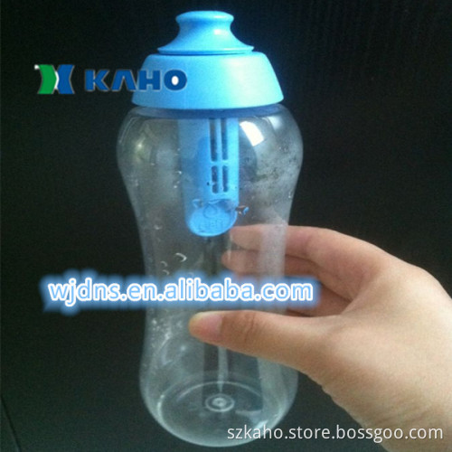 Sintered Coconutshell Activated Carbon Water Filter Cartridge in Sport Bottle/ PE Carbon Water Filter Parts